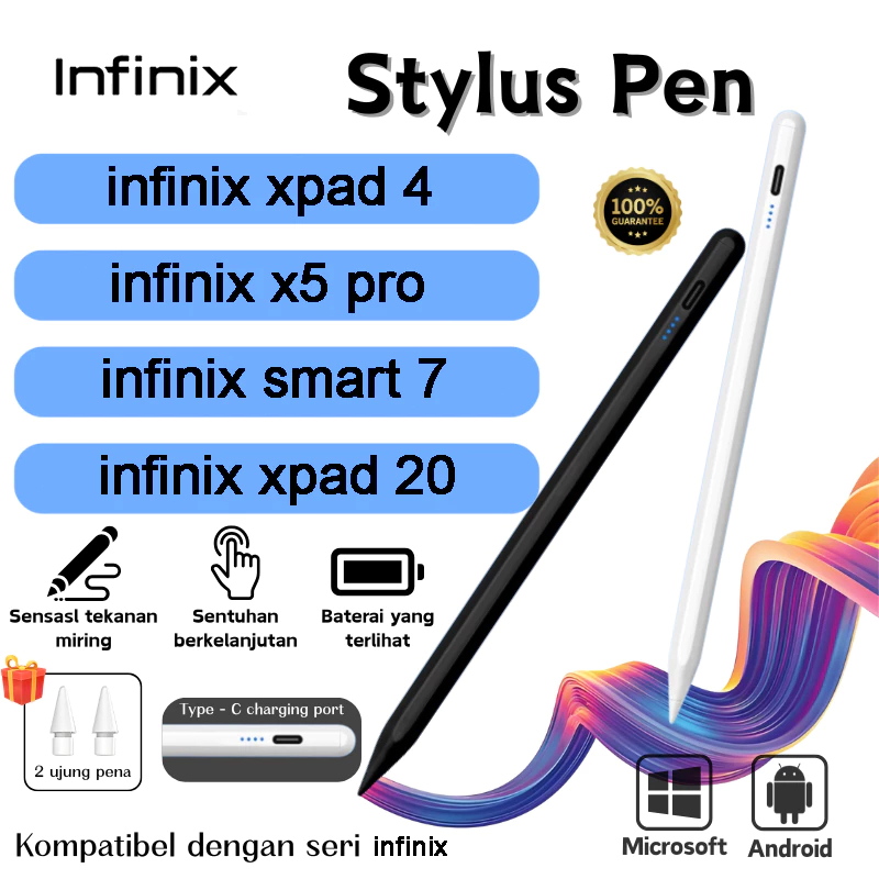 Stylus Pen Pena Layar Sentuh Untuk Infinix XPad GT XPad 20 XPad 11 X1101 XPad LTE 11 Xpad 20 Pro Fun