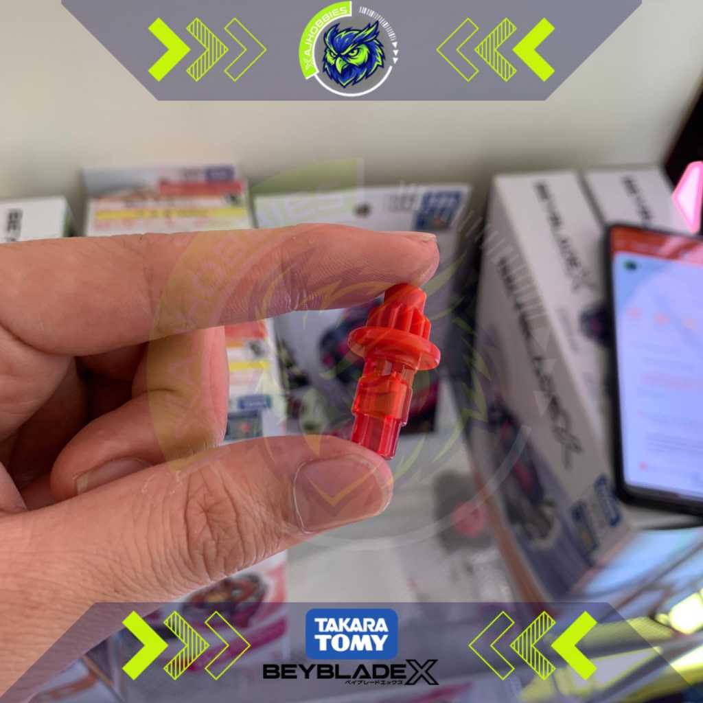 Beyblade X Bit RED CLEAR POINT (P) Original Takara Tomy