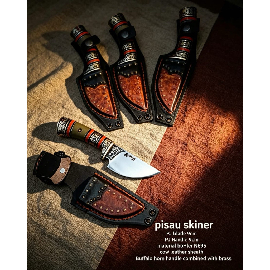 Bohler N695 Custom & Modern K110 style kydex USA terbaik (free ukir nama)