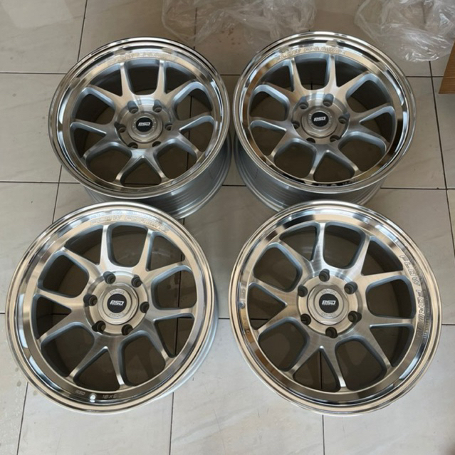 velg racing venom 6 ring 18 lebar 9 silver polish untuk fortuner pajero hillux dmax ranger dll