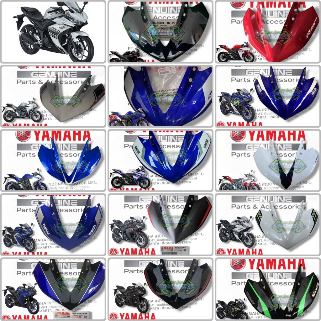 body cowling tameng depan r25 yzf original yamaha 1wd-xf83f-00