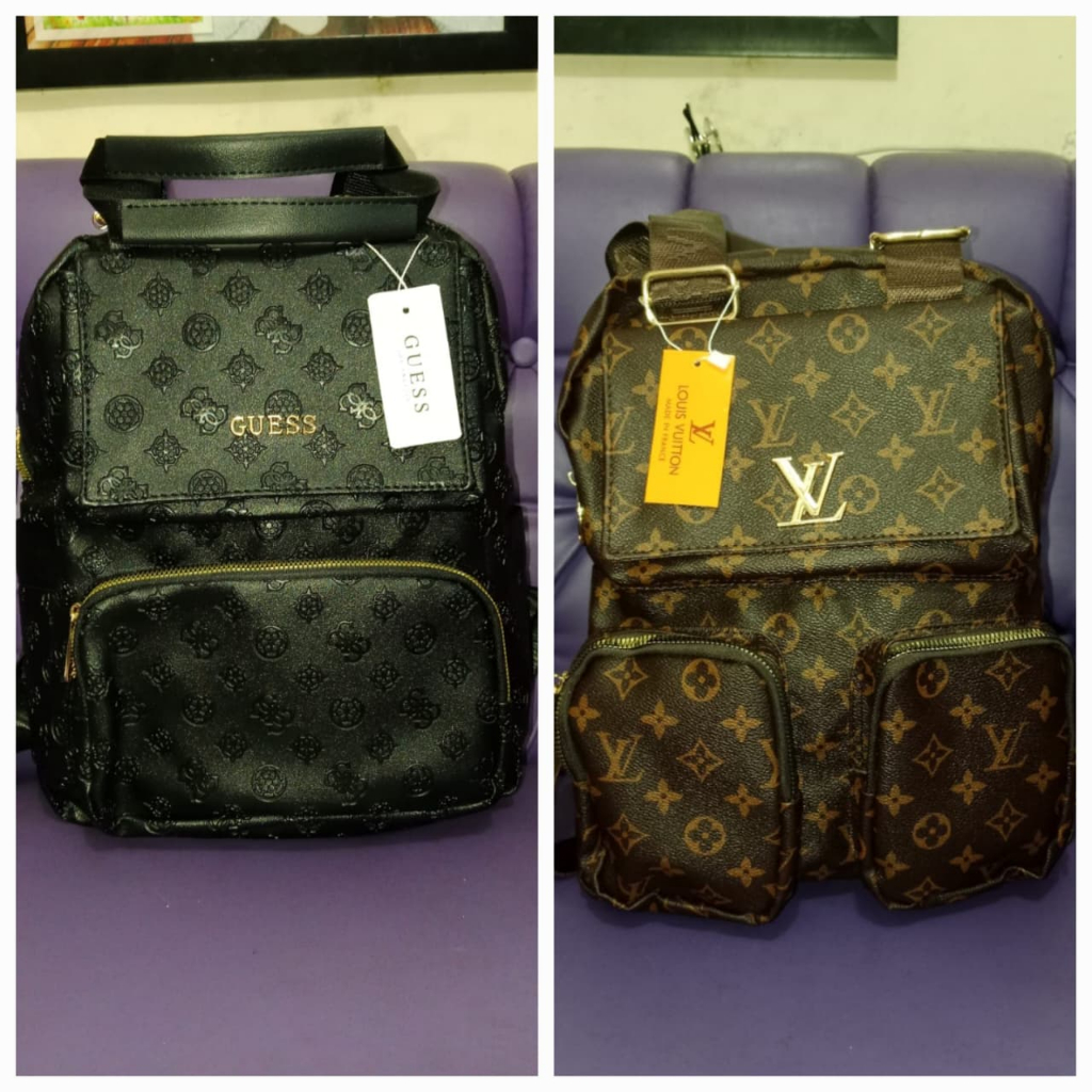 Guess & LV Lucu Mirror New Premium Tas Ransel Wanita