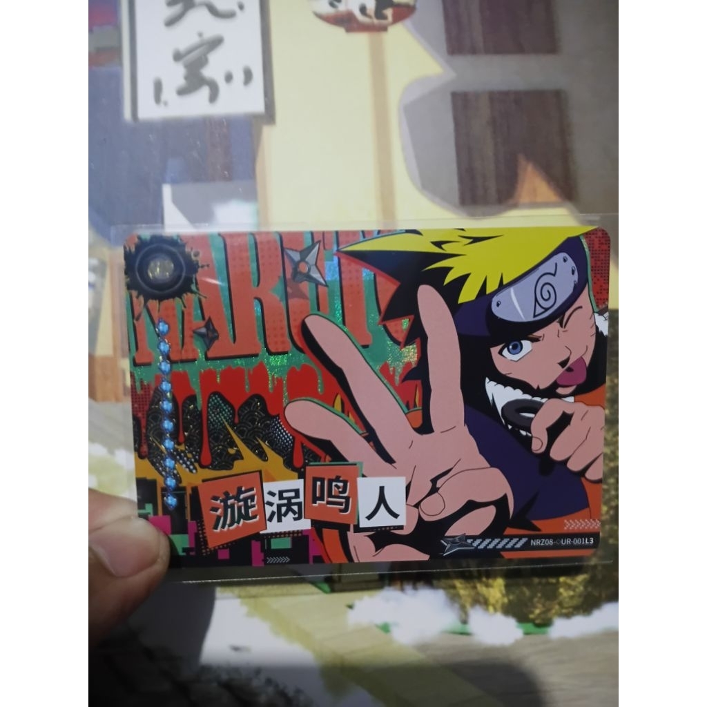 Kartu Naruto Kayou UR Diamond Naruto T4W8