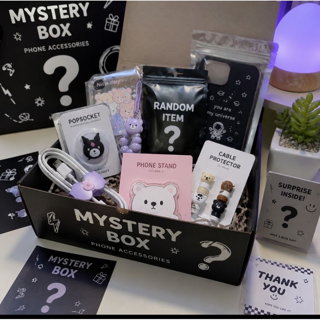 Mystery box Aksesoris Hp-Berhadiah hp