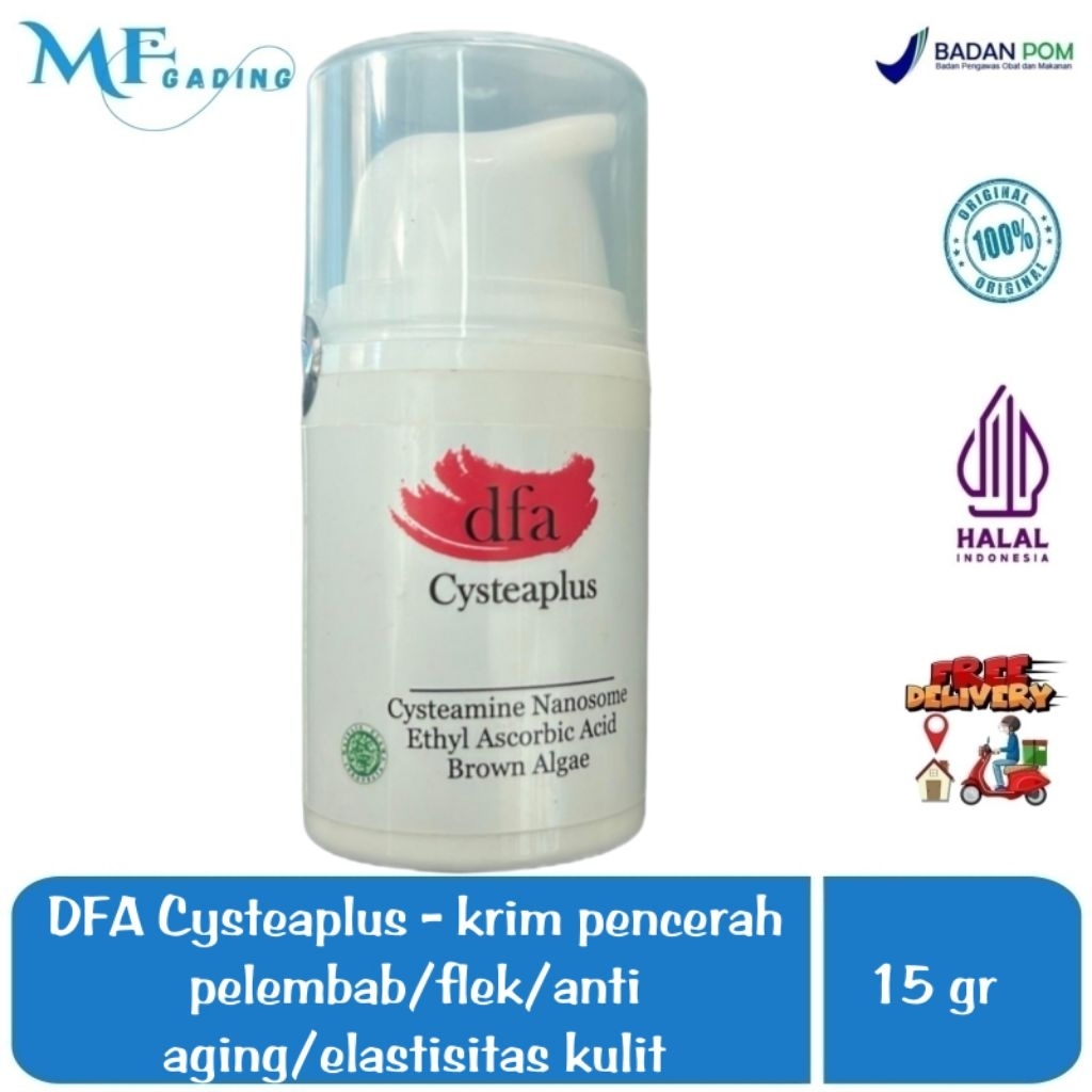 DFA Cysteaplus Serum - pemutih pencerah pelembab / flek / melasma - Cysteamine - BPOM