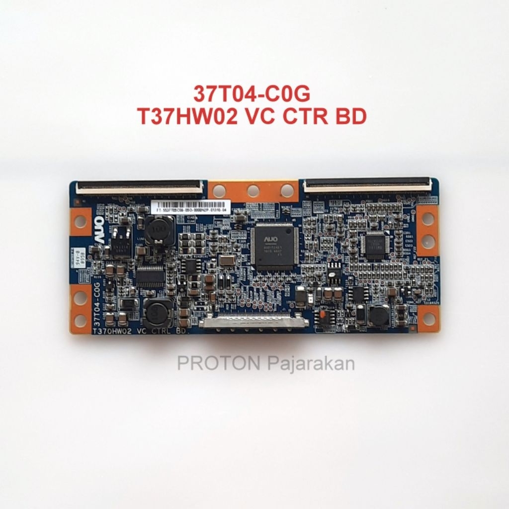 Tikon layar LED TV Samsung LA37B530 LA37B530P7R Tcon 37" Display AUO 37T04-C0G T37HW02 VC CTR BD LCD