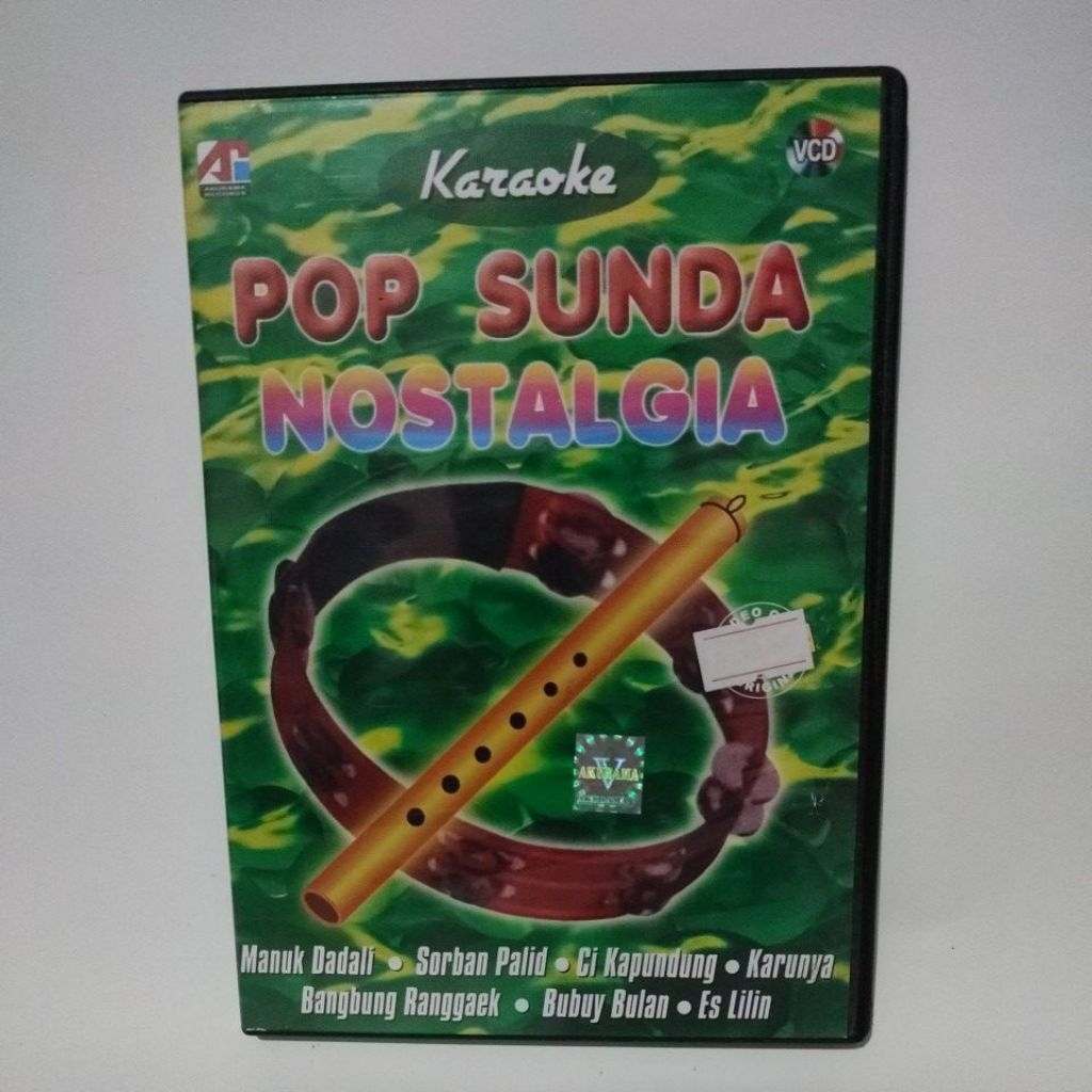 VCD KARAOKE POP SUNDA NOSTALGIA MANUK DADALI