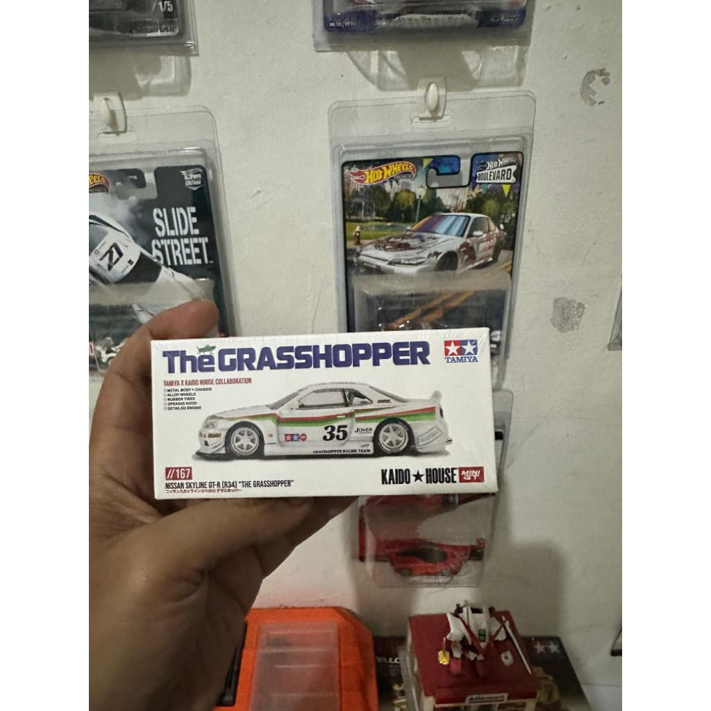 Kaido House Nissan Skyline GT-R R34 Tamiya The Grasshopper