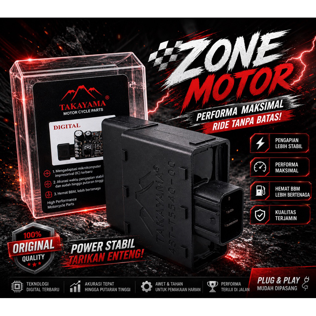 Takayama CDI DIGITAL tipe motor SCORPIO Z