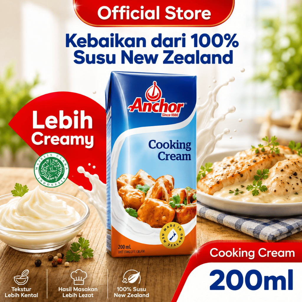 ANCHOR COOKING CREAM 200ML