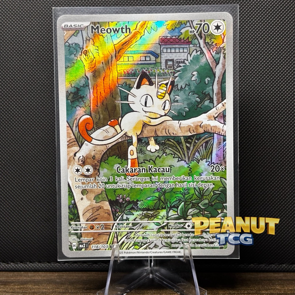 Meowth AR MA2 - Kartu Pokémon TCG Indonesia