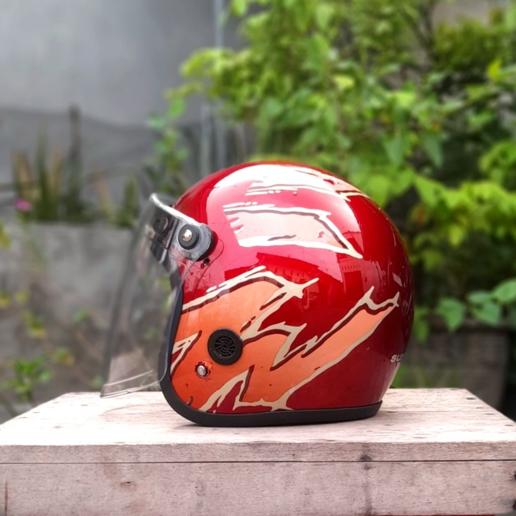 helm suzuki | helm jadul | helm murah