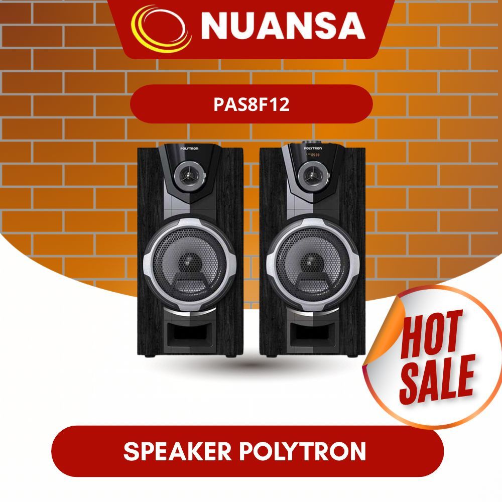 Speaker Aktif Polytron PAS-8F12 / PAS8F12 SPEAKER BLUETOOTH SPIKER AKTIF 8F12,Garansi Resmi