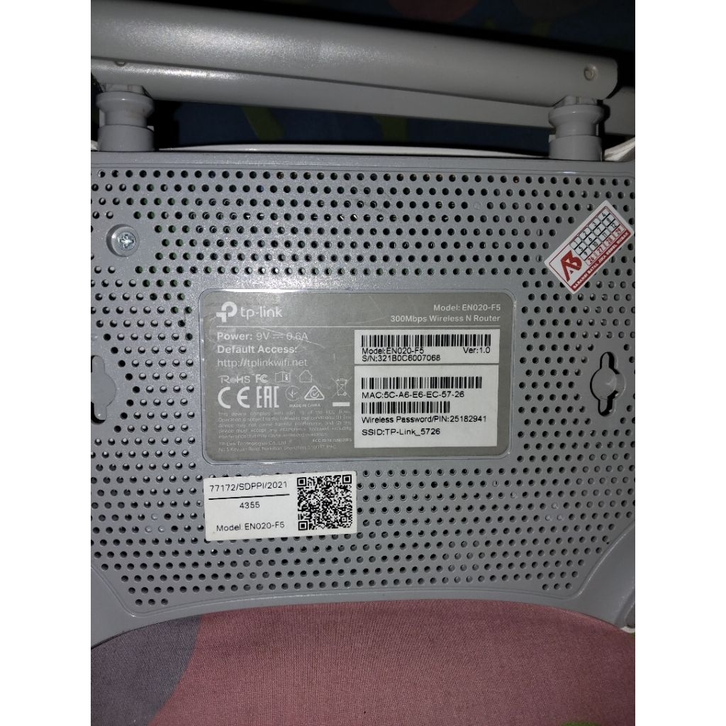 TPLInk EN020-F5 + adaptor