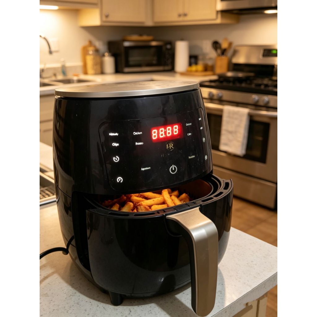 Air fryer touchscreen han river