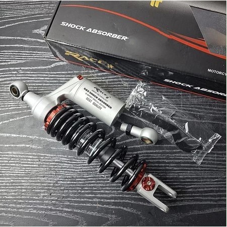 ORIGINAL SHOCKBREAKER RACEIT TABUNG ATAS MODEL GOG YSS SHOCK MATIC BlACK SIlVER MOTOR VARIO MIO BEAT