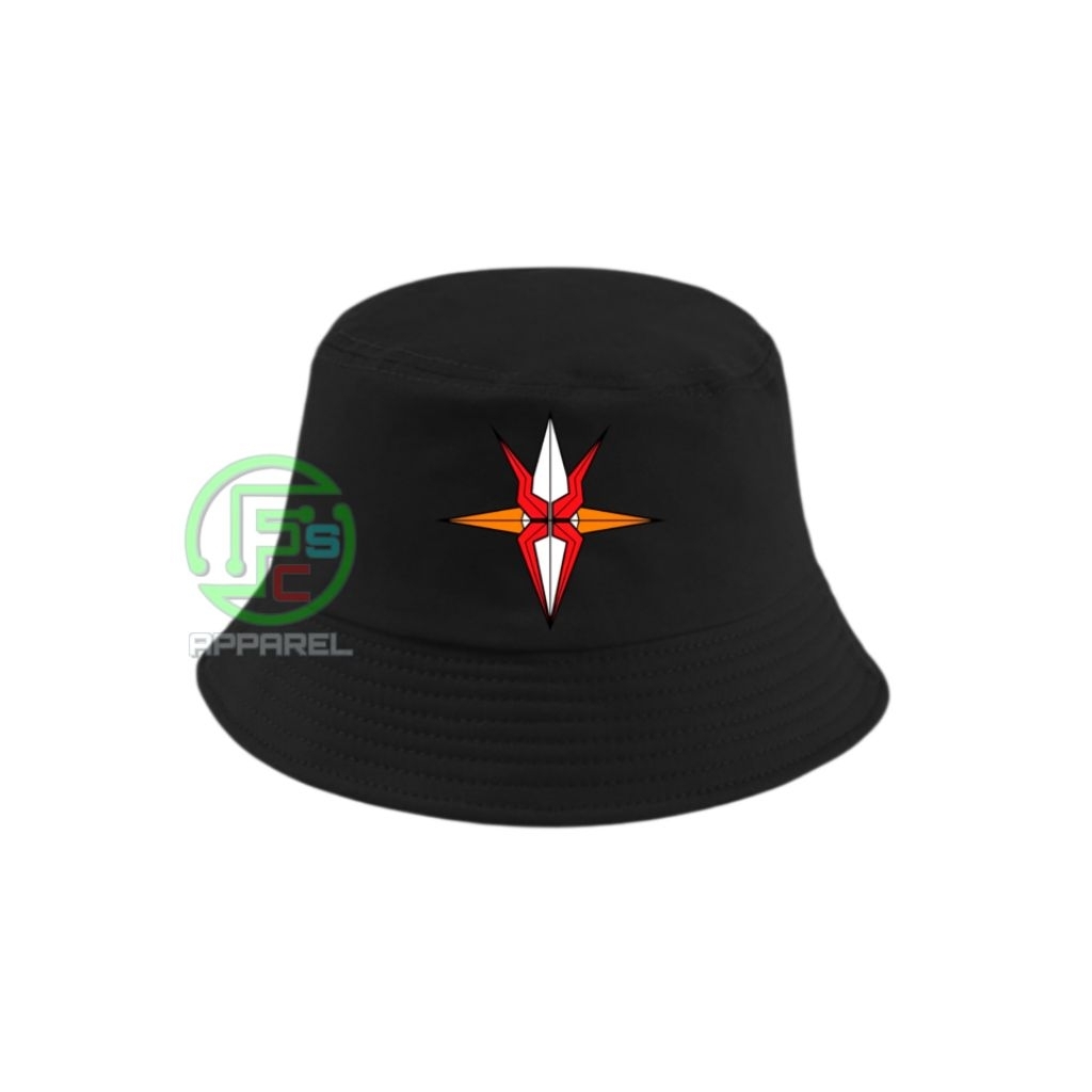 Topi Bucket Anak Gambar Kuasa Elemental Fusion BoBoiBoy Supra Motif Sablon Unisex Fashion Laki Laki 