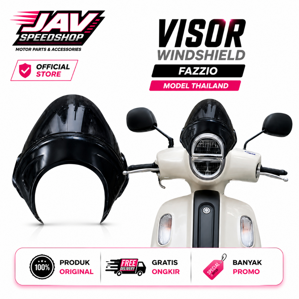 VISOR WINDSHIELD FAZZIO MODEL THAILAND (JAVSPEEDSHOP)