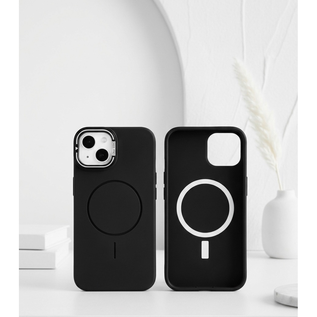 Casing iPhone MagSafe Liquid Silicone Softcase iPhone 13 14 15 16 17