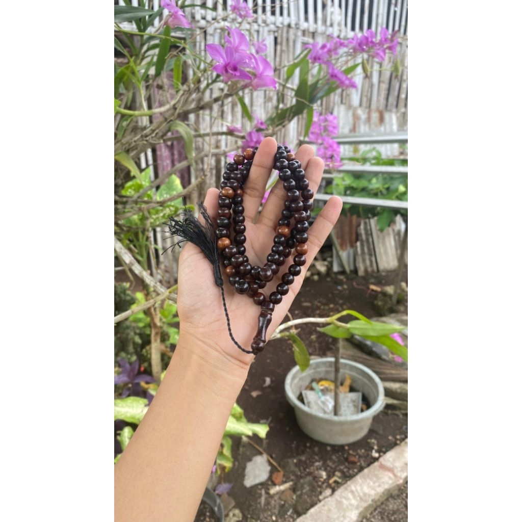 tasbih kayu stigi laut tasbih stigi tenggelam 7mm kayu stigi