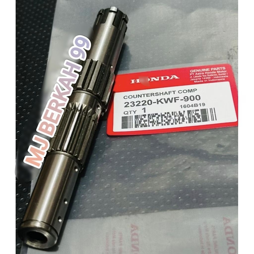 As Gear depan KWF Saft Comp Counter KWF As Gear depan Megapro Monoshock fi Megapro new Monoshock Kar