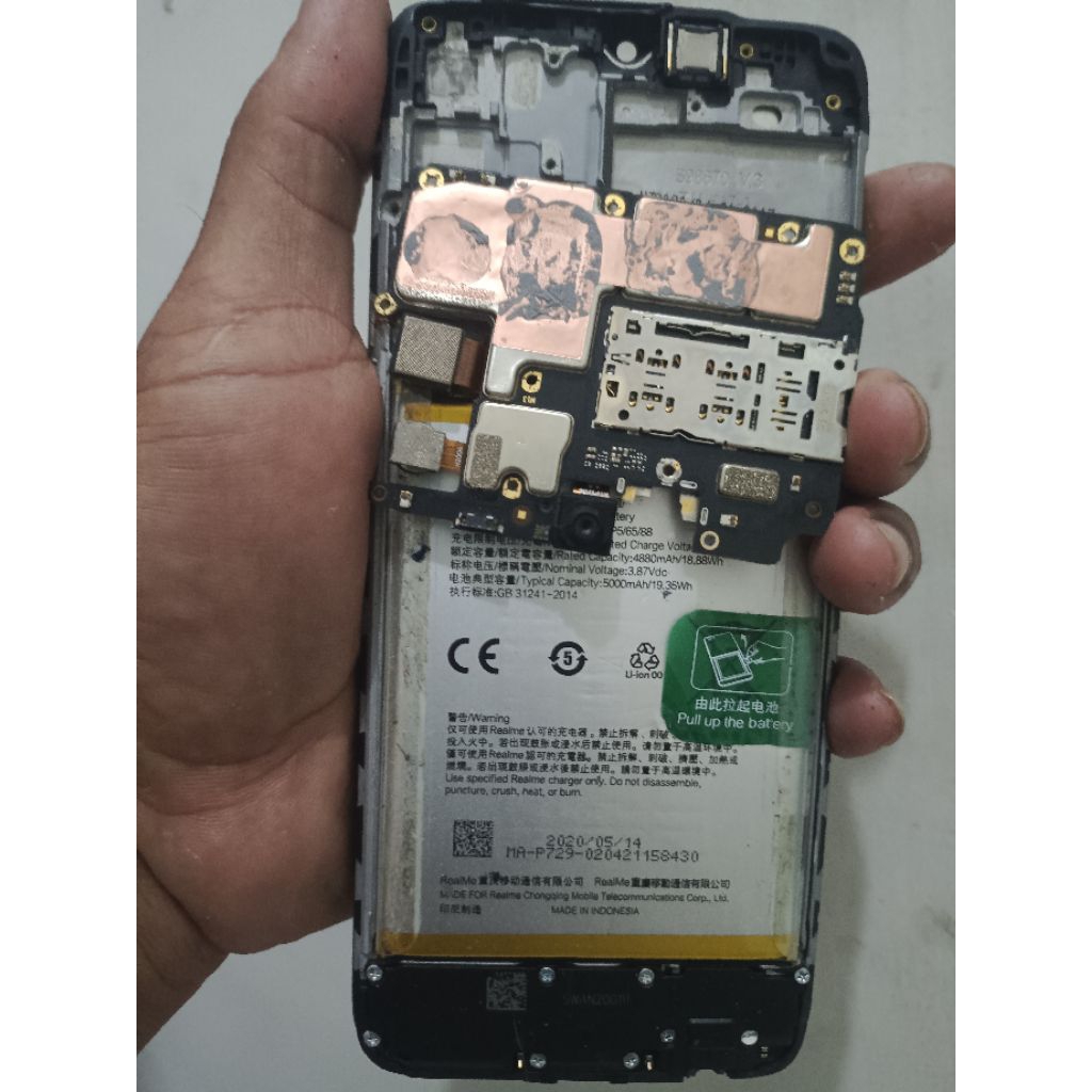 realme c3 minus lcd
