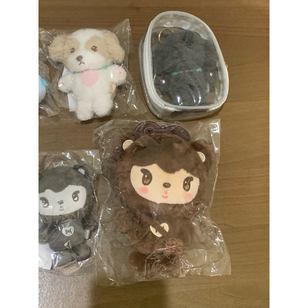 Nini Bear 10cm Grey Version Kai Merch Nini Bear Grey Version Versi Abu Abu Exo Doll Kai Nini Abu Abu
