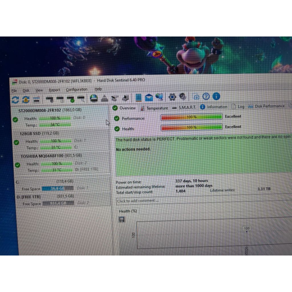hardisk seagate 2tb