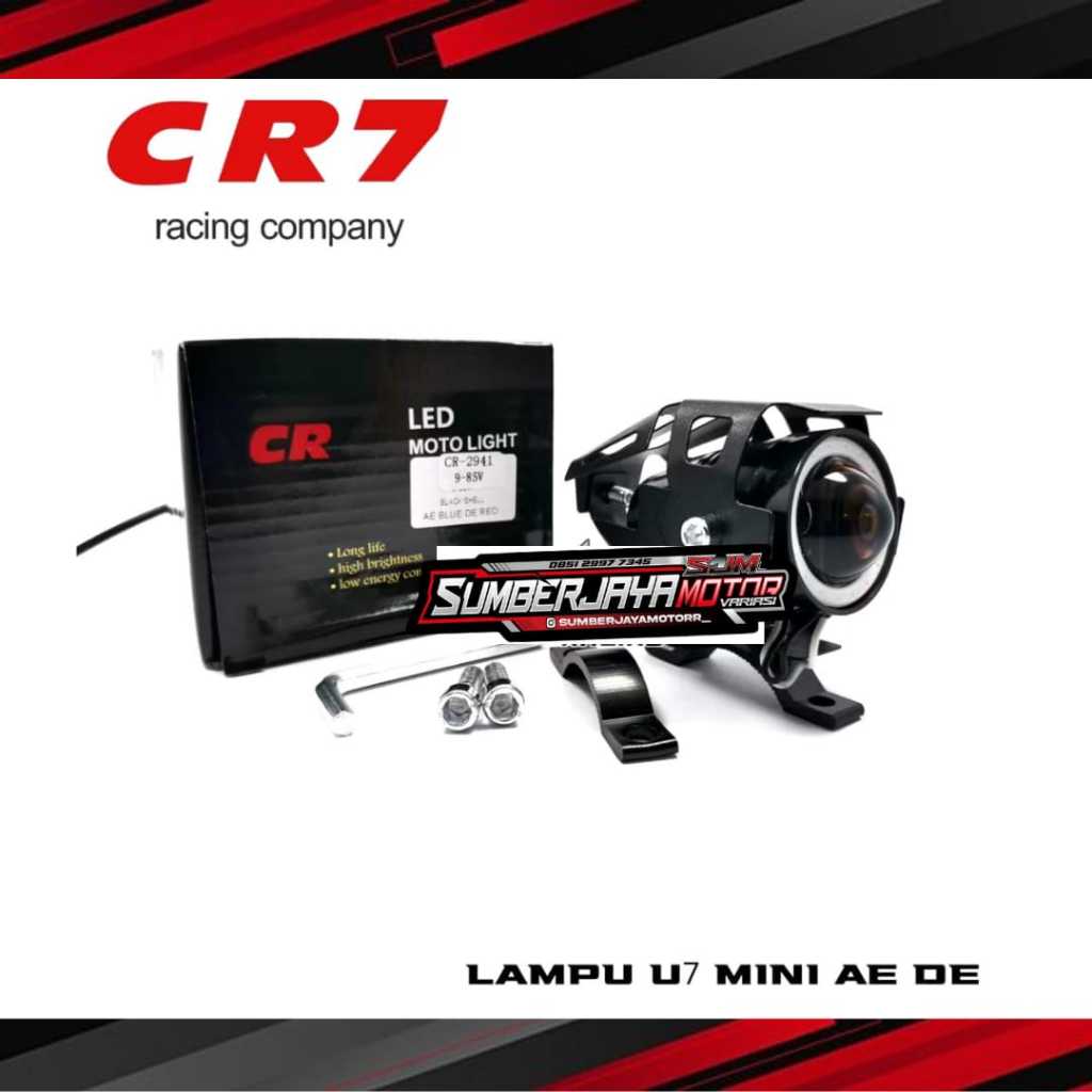 Lampu Tembak Sorot Motor Led Cree Led U7 Transformer Mini Lampu U7 Angel Lampu U7 Tembak Projie CR7