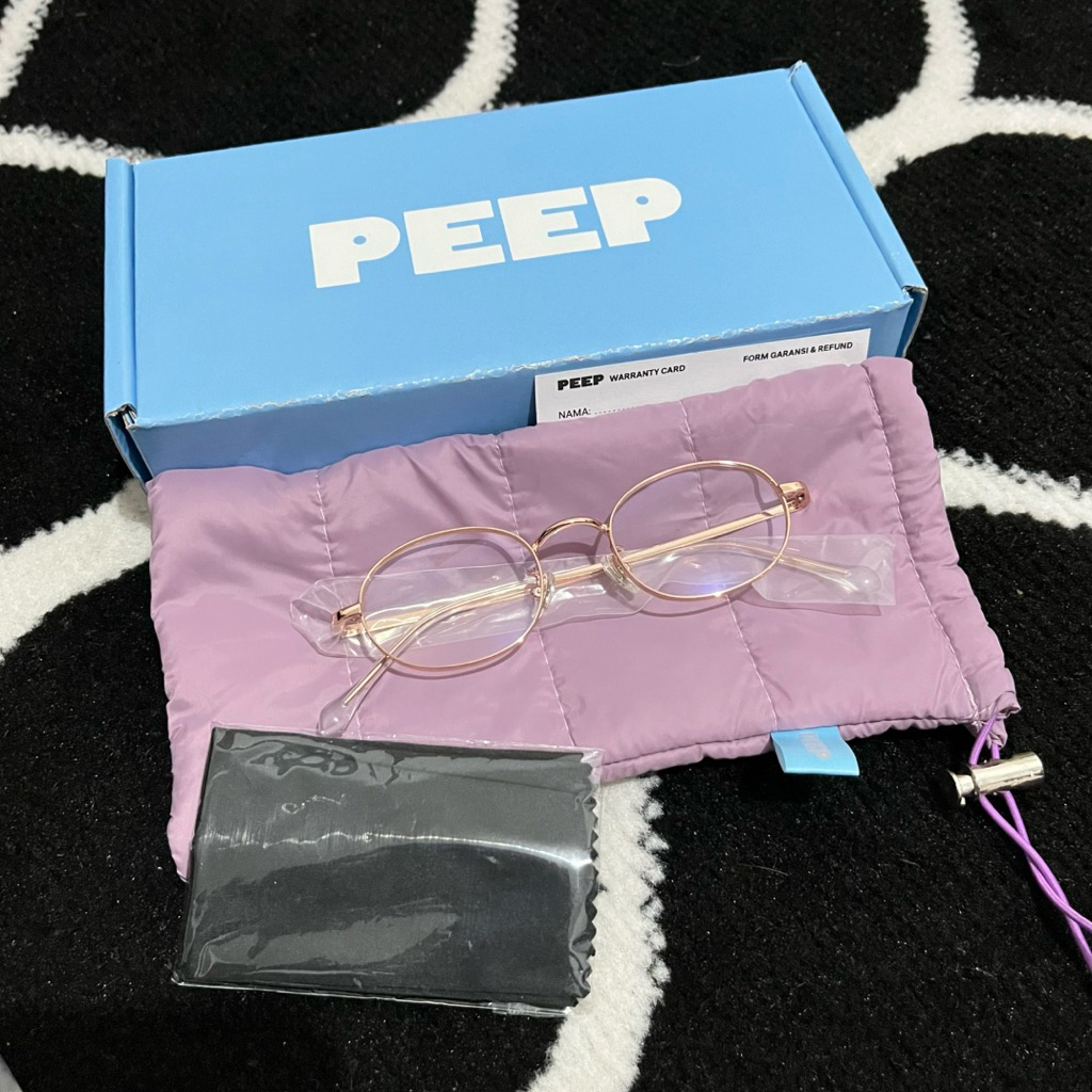 Peep Eyewear Knox Frame Rose Gold Titanium Oval