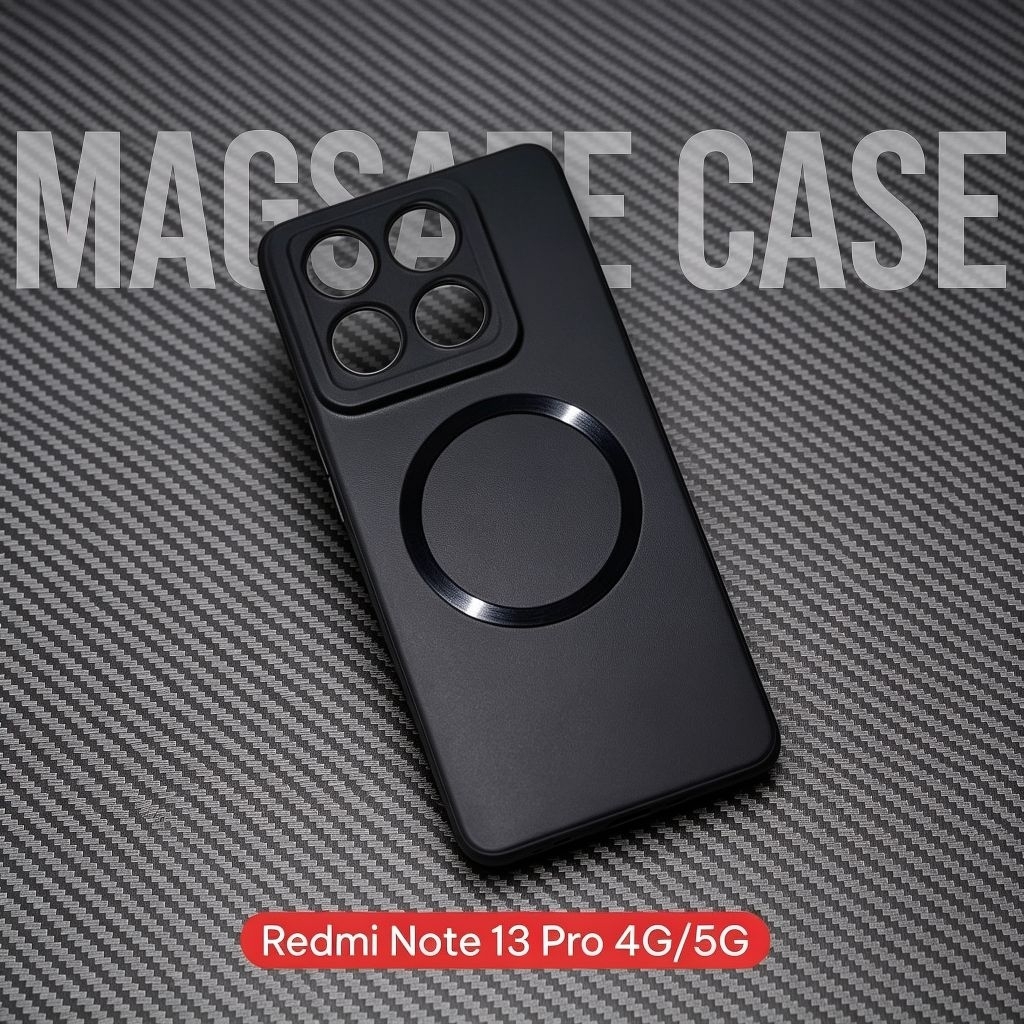Redmi Note 13 Pro 4G/5G Wireless Case Magnetic Ring magsafe