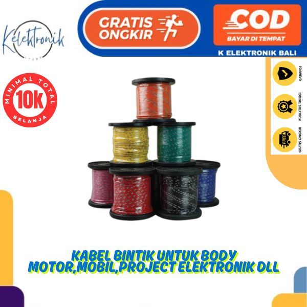 KABEL BINTIK 0.5mm SERABUT /METER