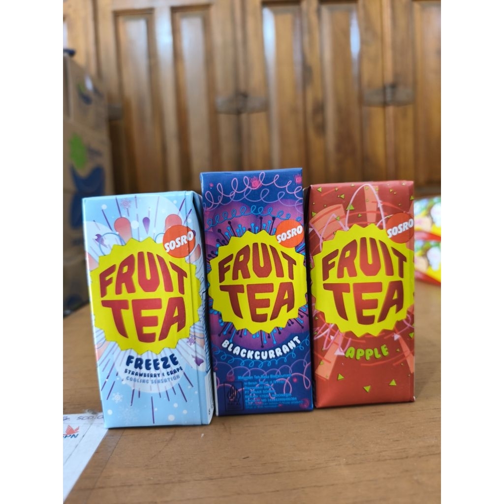 Fruit Tea Kotak 200 ml Minuman Teh Rasa
