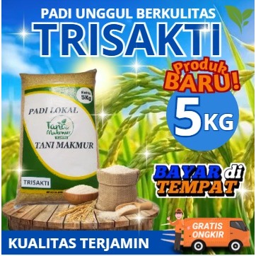 TRISAKTI Benih padi 5kg berkualitas SUPER GENJAH