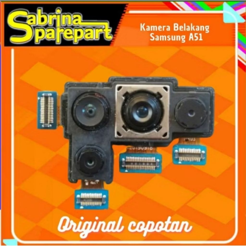 Kamera Belakang  Samsung A51 Second Original Copotan