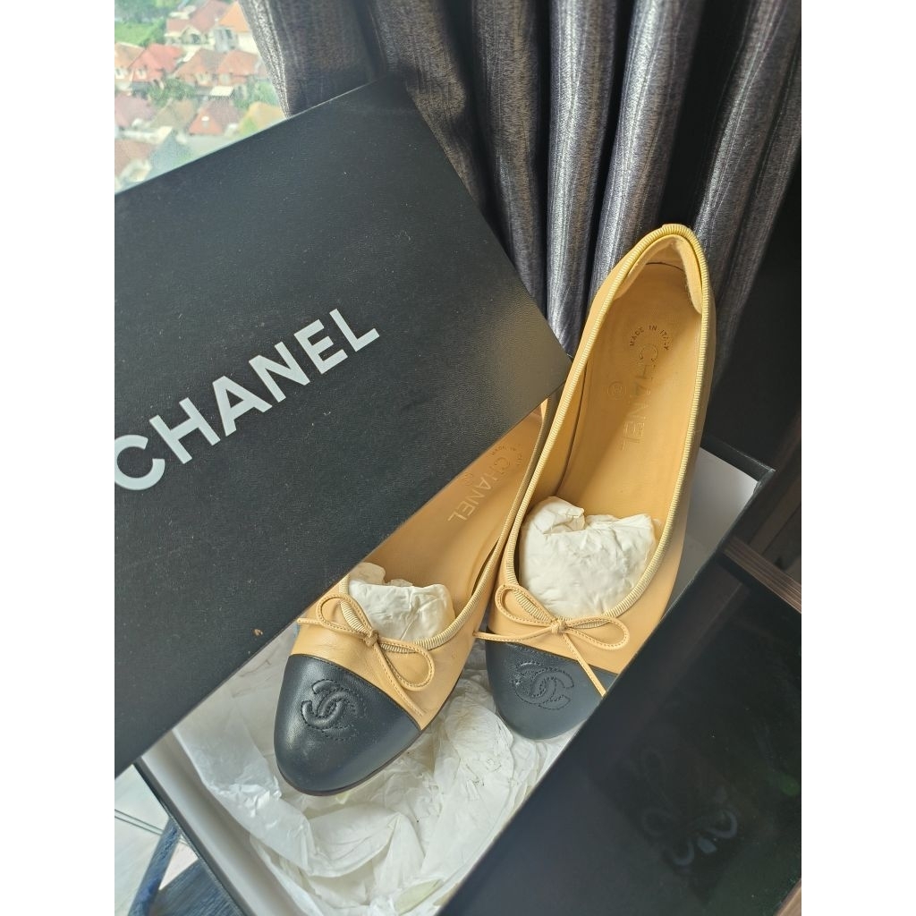 chanel flat shoes 37,5