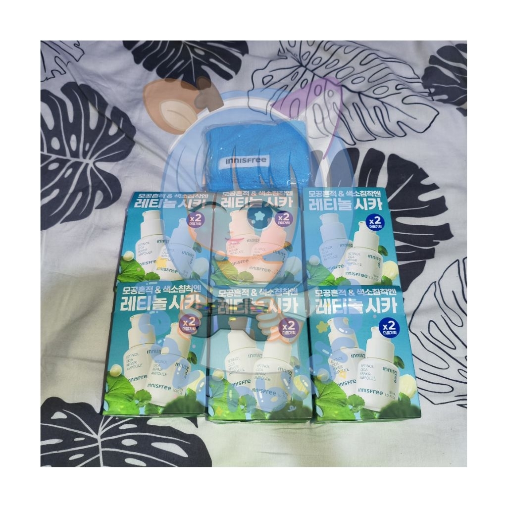 [Ready Stock] Innisfree Retinol Cica Repair Ampoule Sealed Only / With Keyring Mingyu