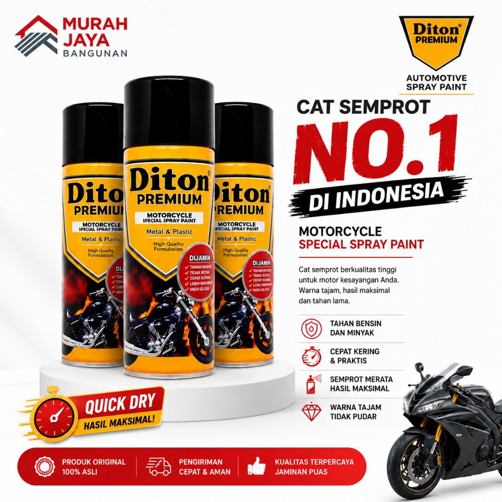 Cat Dasar dan Cat Finishing Diton Premium, Pylox/Pilox/Semprot
