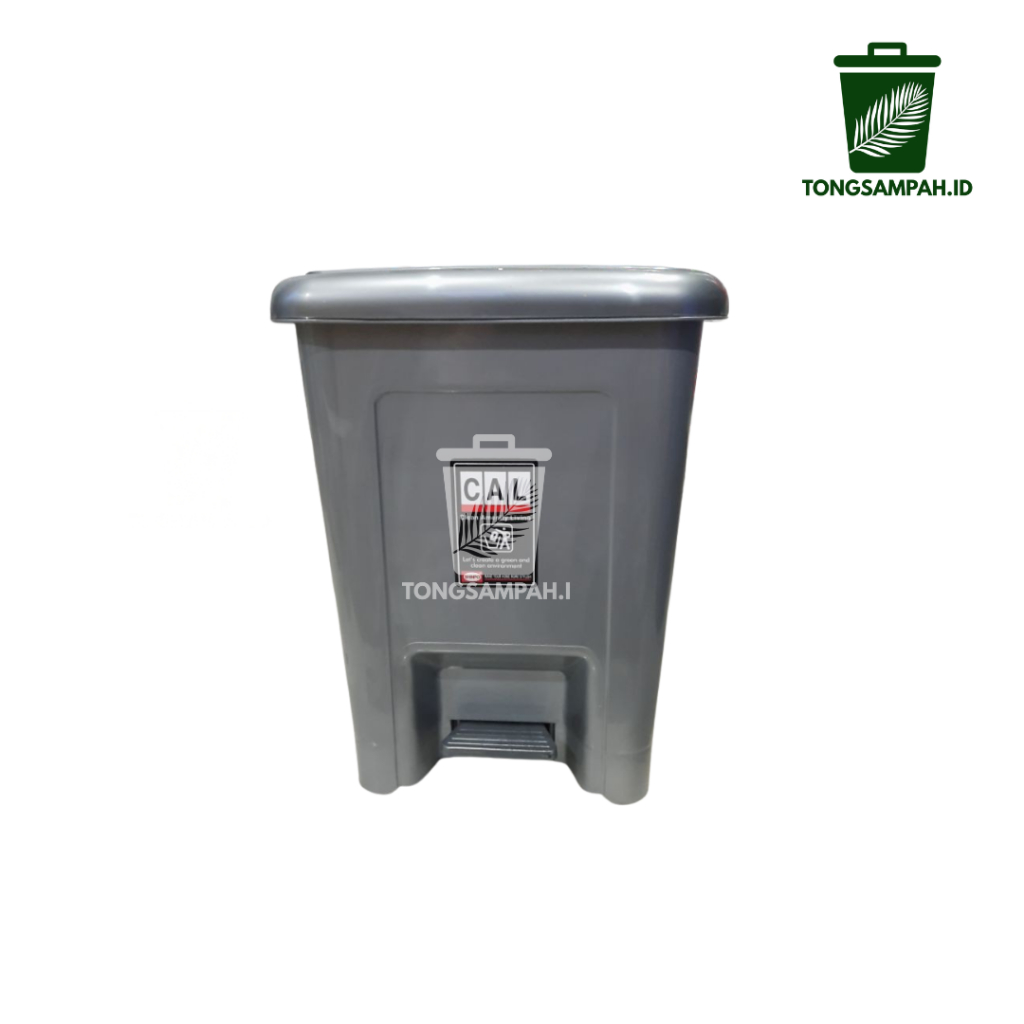 Tong sampah plastik kotak injak 10 liter  ( SHINPO )