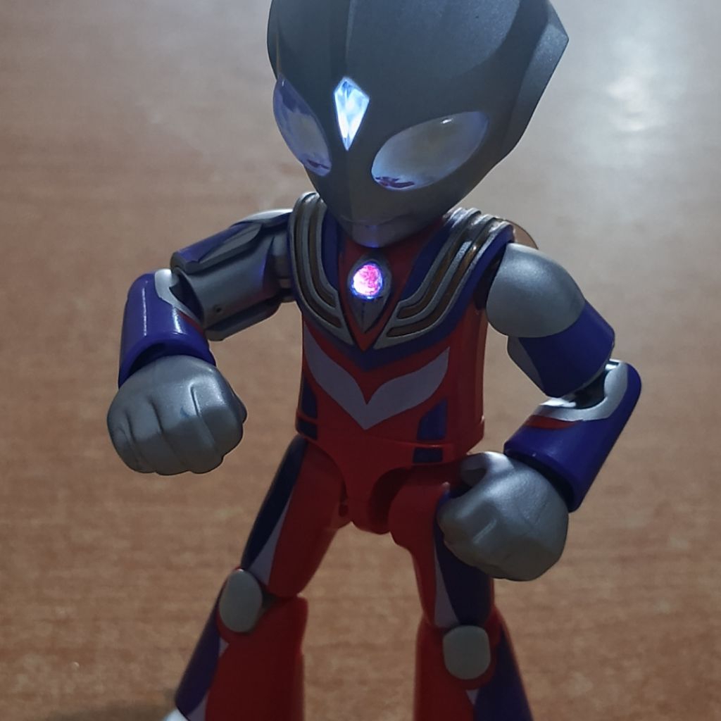 Blokees Precool Ultraman Tiga Modifikasi Led