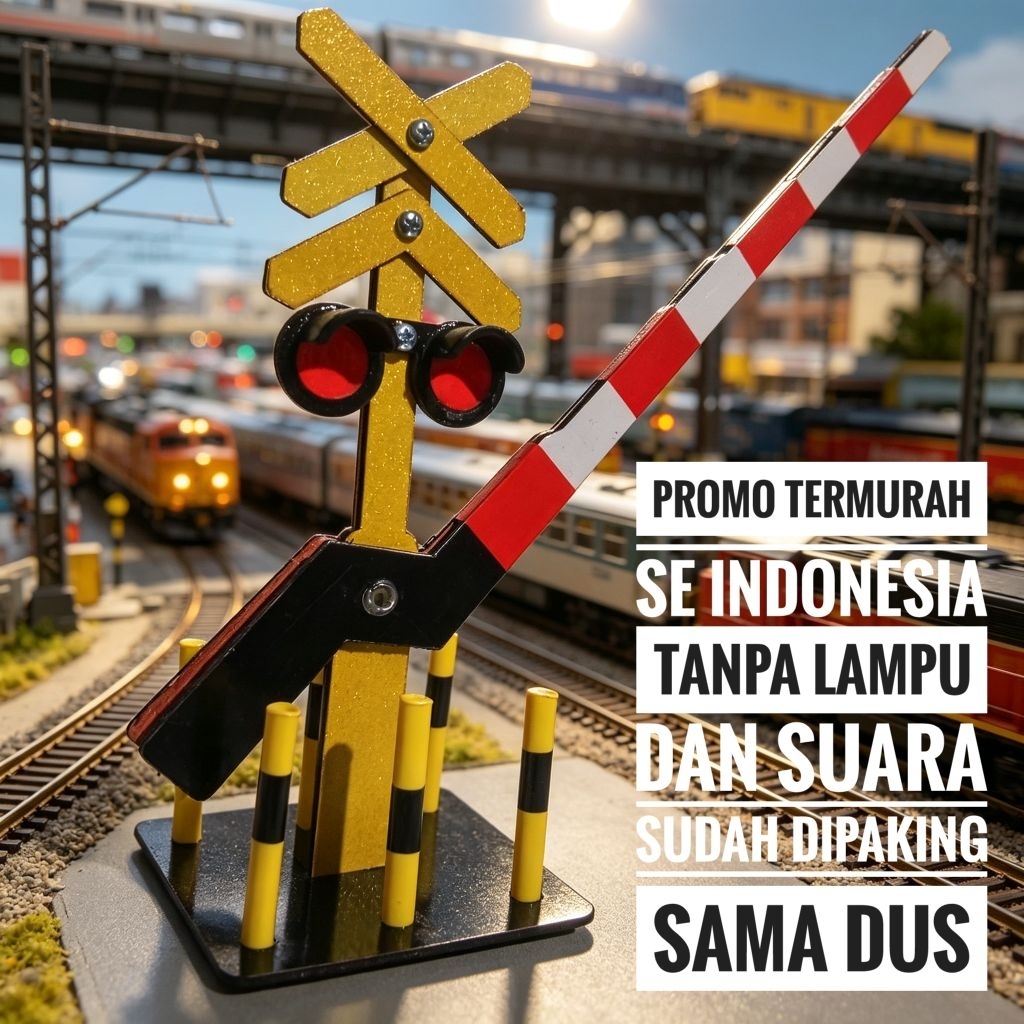 Miniatur Palang Kereta Api, Palang Pintu Kereta Api New