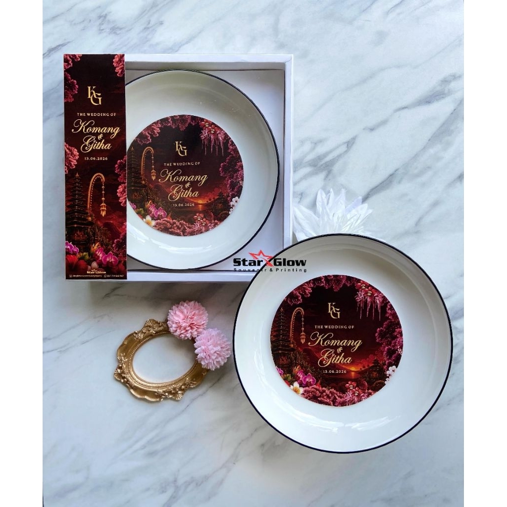 PIRING MUTIARA KEMAS BOX EKSKLUSIF/SOUVENIR WEDDING/SOUVENIR SULTAN/SOUVENIR VIP
