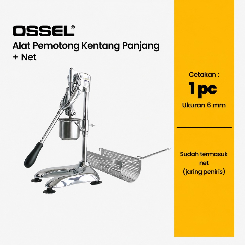 Long Potato Cutter Net Alat Pemotong Kentang Panjang Montato OSSEL