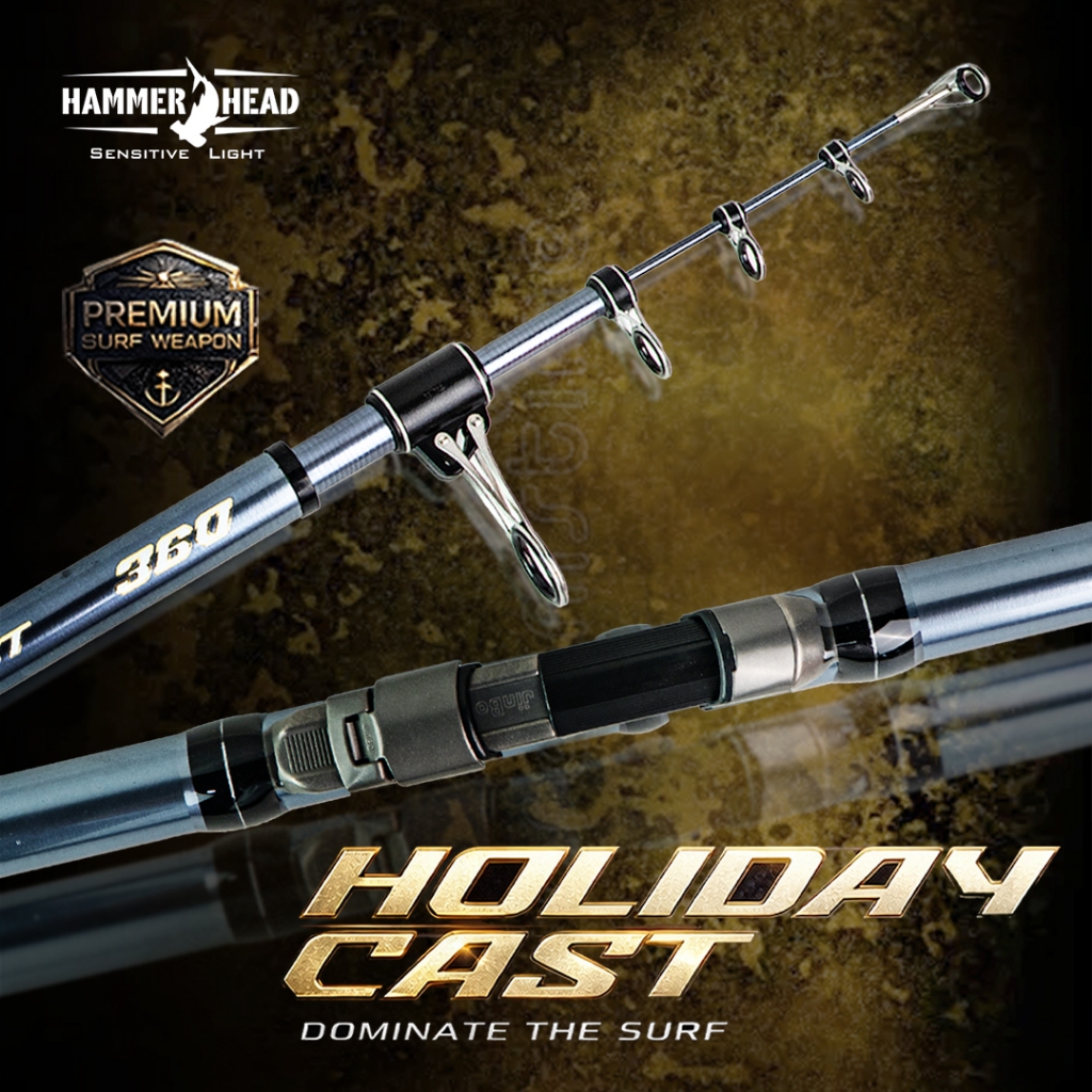 HAMMER HEAD Joran Pancing Surf Casting HOLIDAY CAST 360 - 450CM X30 High Modulus Carbon Fuji Ring Gu