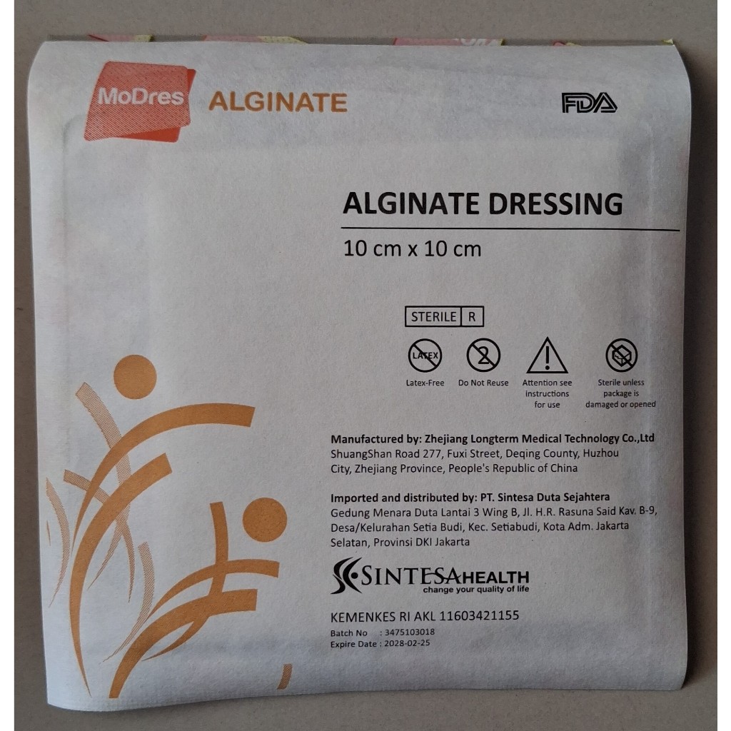 MoDres Calcium Alginate Dressing 10x10cm / Perban Perawatan Luka Modren