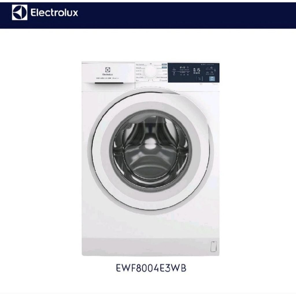 MESIN CUCI ELECTROLUX FRONT LOADING 8KG EWF8004E3WB FRONT LOADING ELECTROLUX 8KG