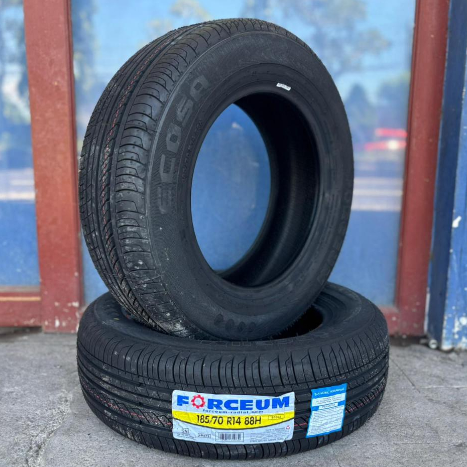 Ban Standar Avanza Xenia 185/70 R14 Forceum Ecosa Ban Mobil Tubeless Berkualitas