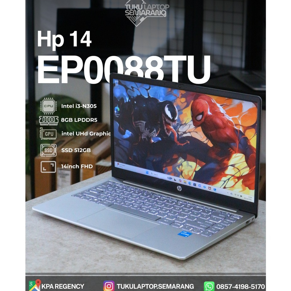 Preloved Laptop HP gen 12 Fullset FHD Murah laptop bekas second