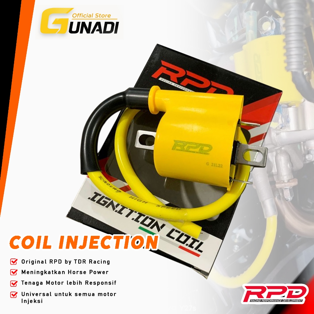 Koil RPD Racing Injeksi Coil Ignition for Injection Honda Vario 125/150 PCX ADV BeAT Deluxe Mio M3 F