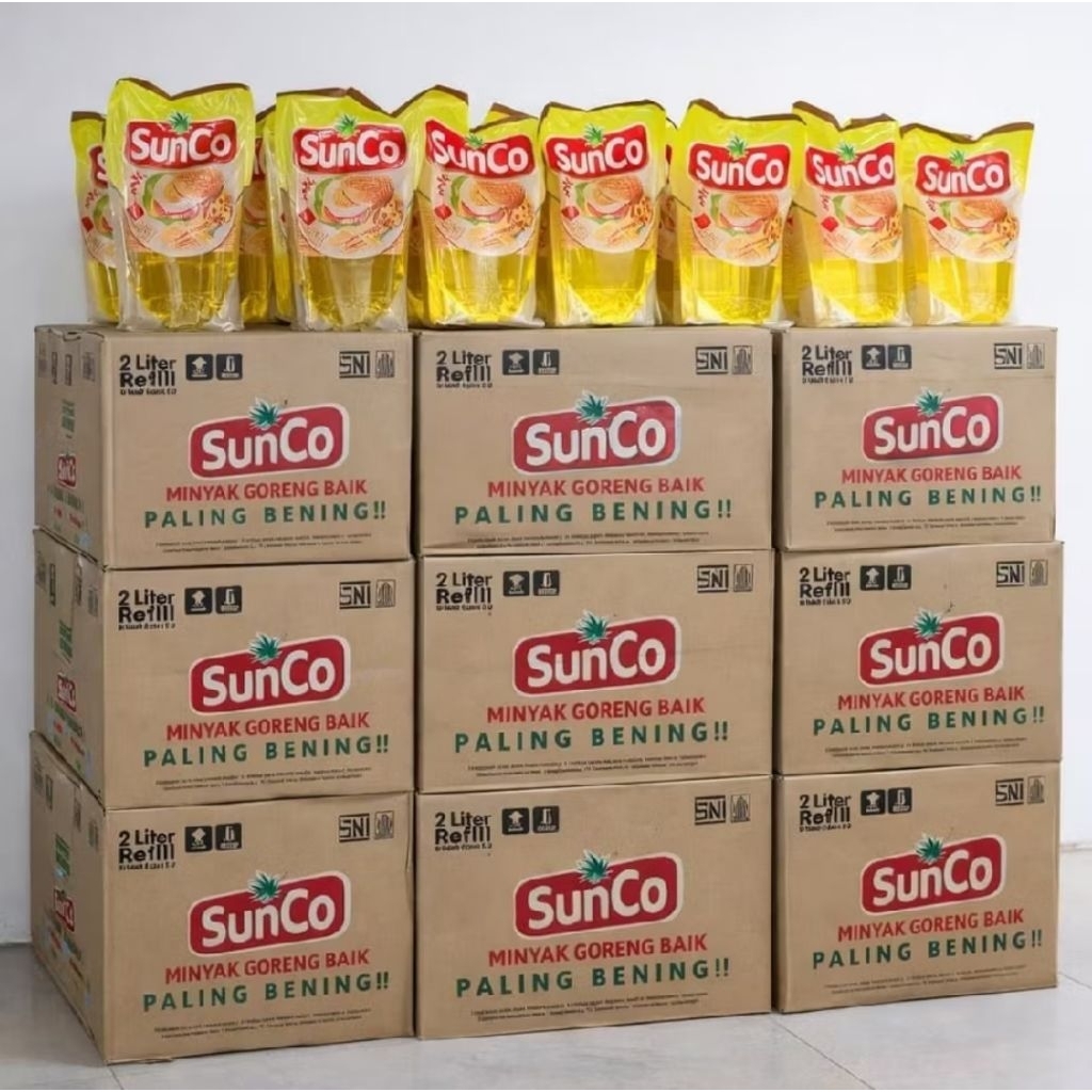Sunco 1 Dus 2 Liter isi 6 | Sunco 2 Liter isi 4 | SUNCO Minyak Goreng | READY STOK